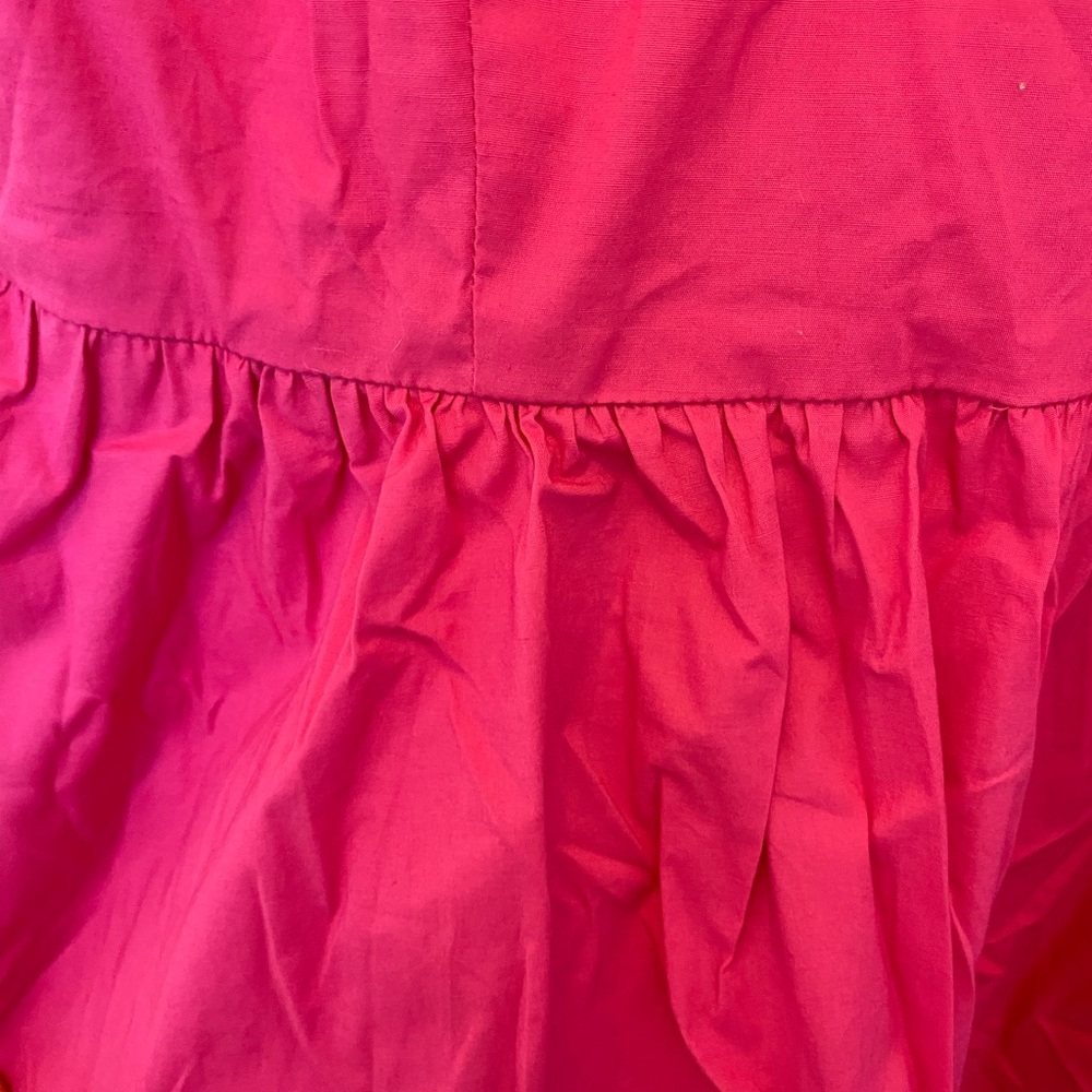 HILLHOUSE Ana Dress Pink Ruffle Mini HILLHOUSE Special edition. - Picture 6 of 7